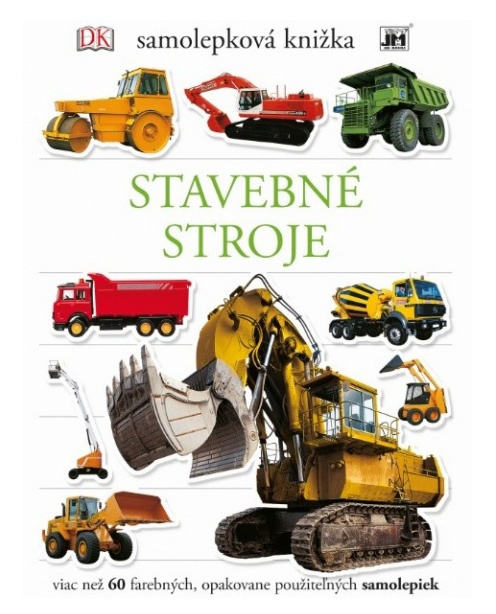 Samolepková knížka - Stavební stroje