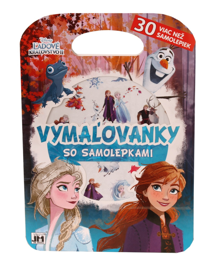 Frozen II - Omalovánky se samolepkami