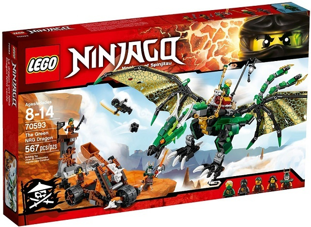 70593 LEGO NINJAGO – Zelený drak NRG
