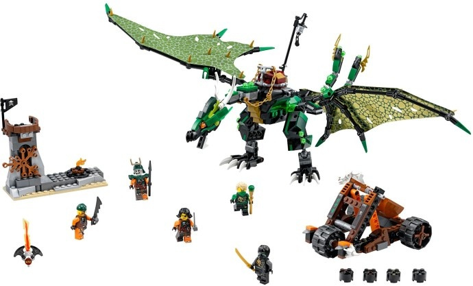 70593 LEGO NINJAGO – Zelený drak NRG
