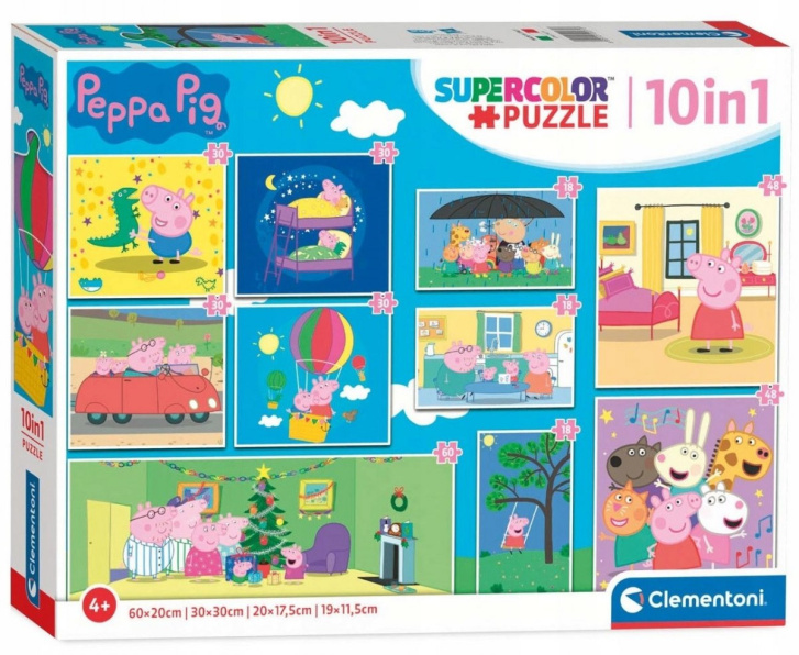 Puzzle 10v1 - Peppa Pig