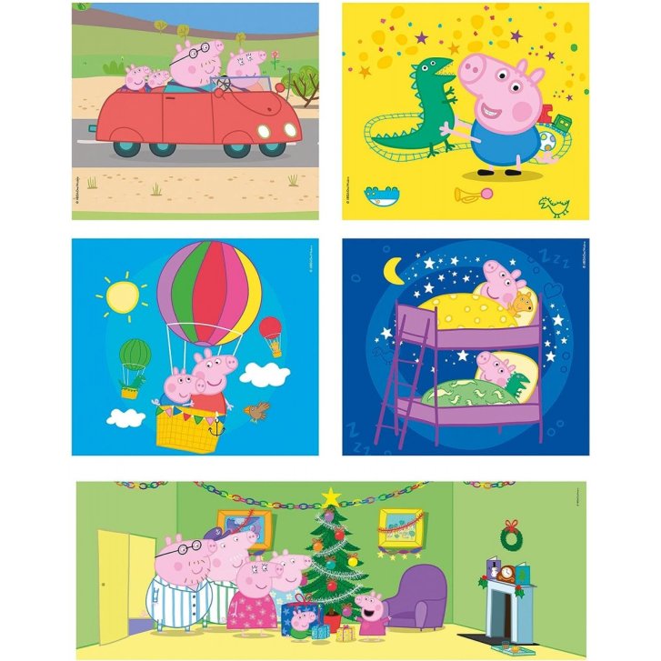 Puzzle 10v1 - Peppa Pig