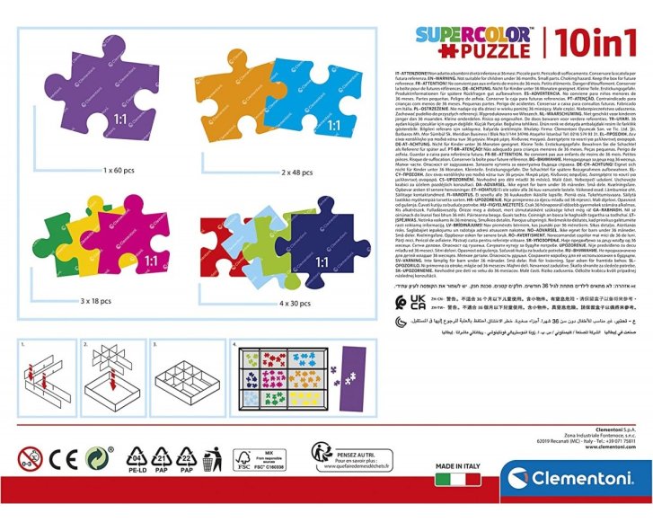 Puzzle 10v1 - Peppa Pig
