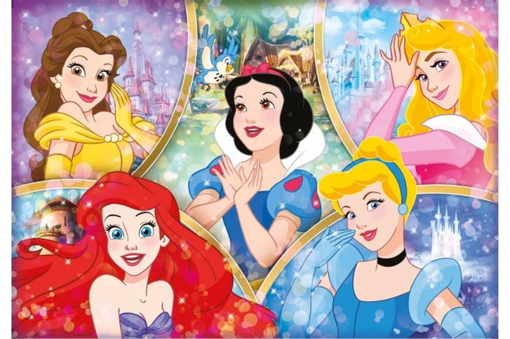 Puzzle 180 - Disney Princezny