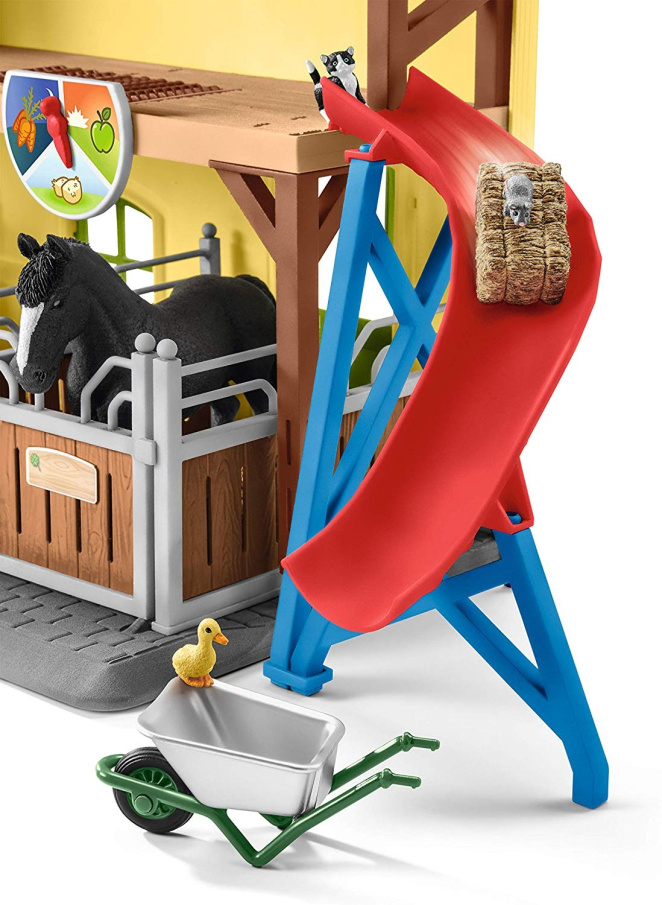 Schleich - Stáj pro koně s příslušenstvím 42485
