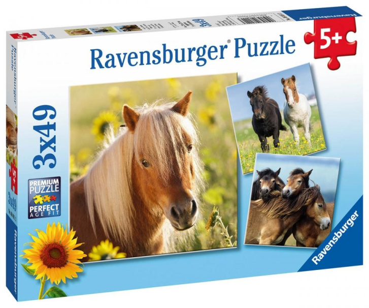 Puzzle 3x49 - Poníci