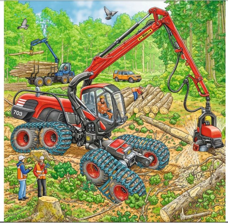 Puzzle 3x49 - Zemědělské stroje