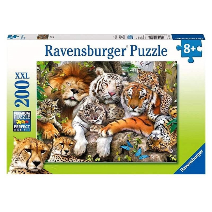 Puzzle 200 XXL - Kočkovité šelmy