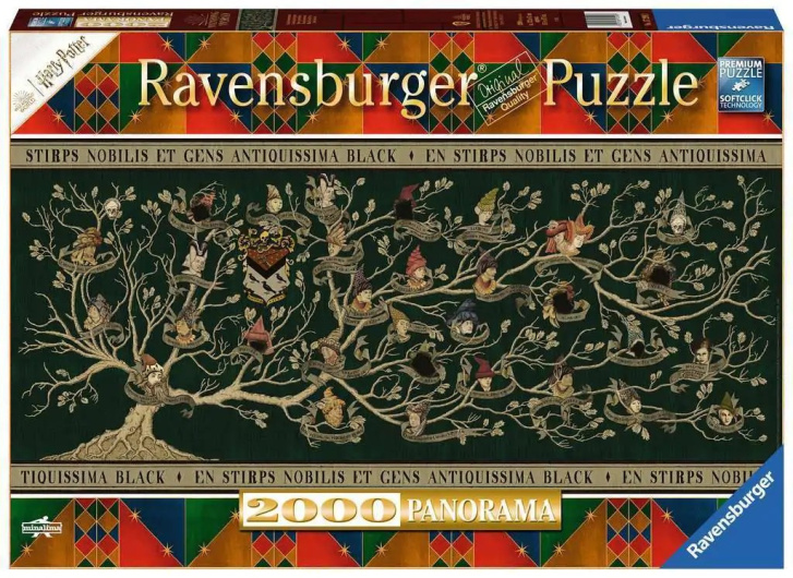Puzzle 2000 – Harry Potter Černý Rodokmen