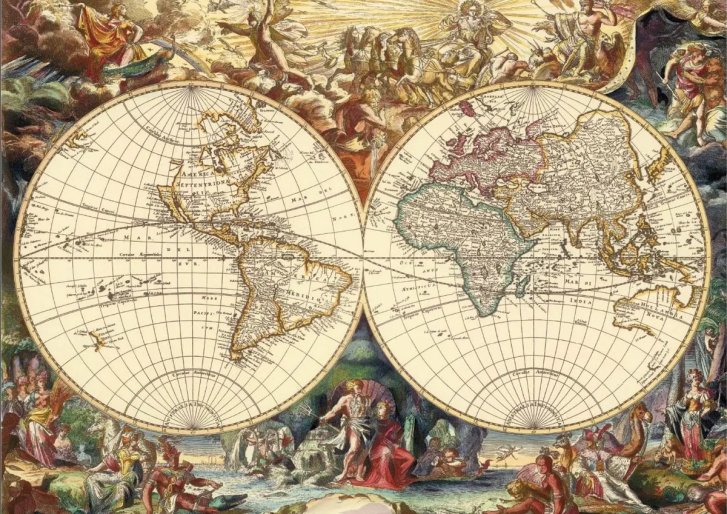 Puzzle 1000 – Historická mapa