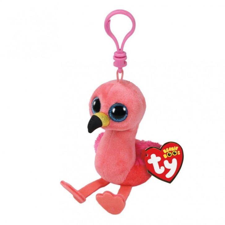 TY Beanie Boos – Plyšový přívěsek plameňák 8,5 cm