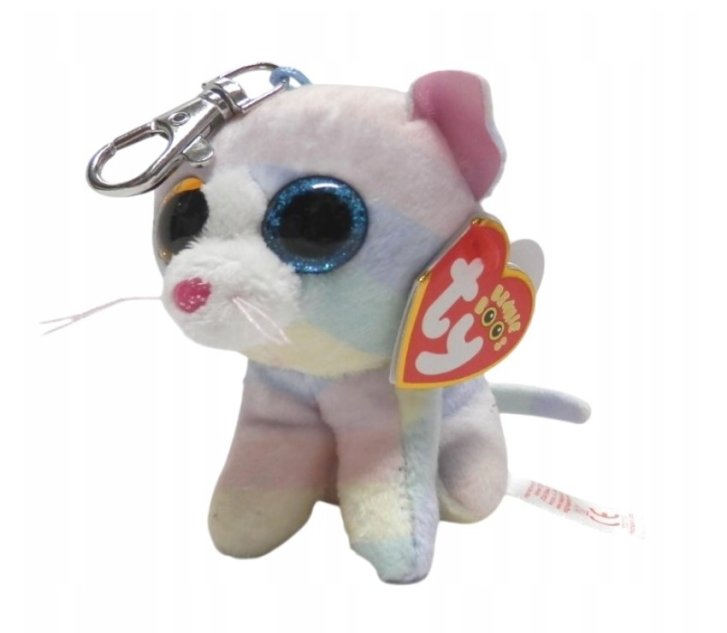TY Beanie Boos - Plyšový přívěsek kočka 8,5 cm