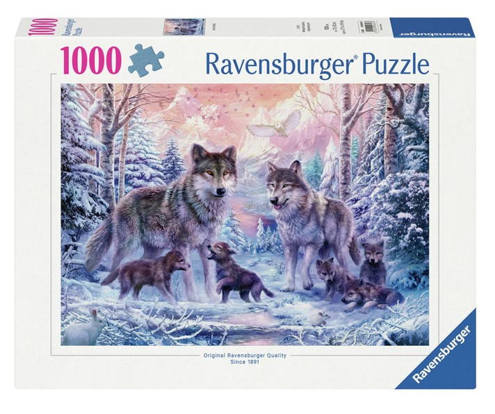 Puzzle 1000 - Arktičtí vlci