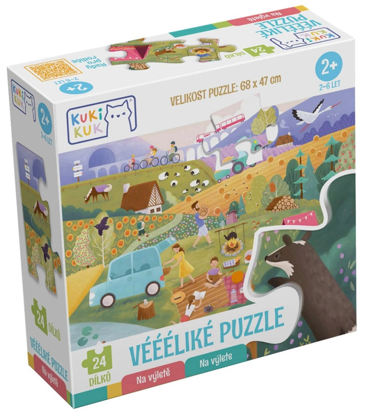KukiKuk – Veliké puzzle Na výletě