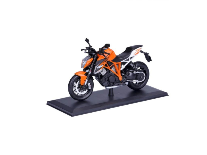 Motorka KTM 1290 Super Duke R s podstavcem