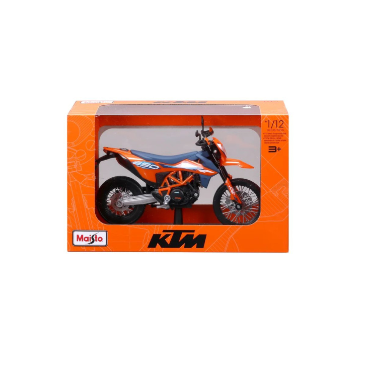 Motorka KTM 690 SMC R s podstavcem