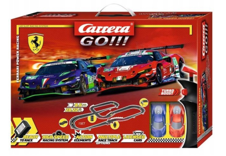 Carrera GO!!! - Autodráha  Ferrari Power Racing