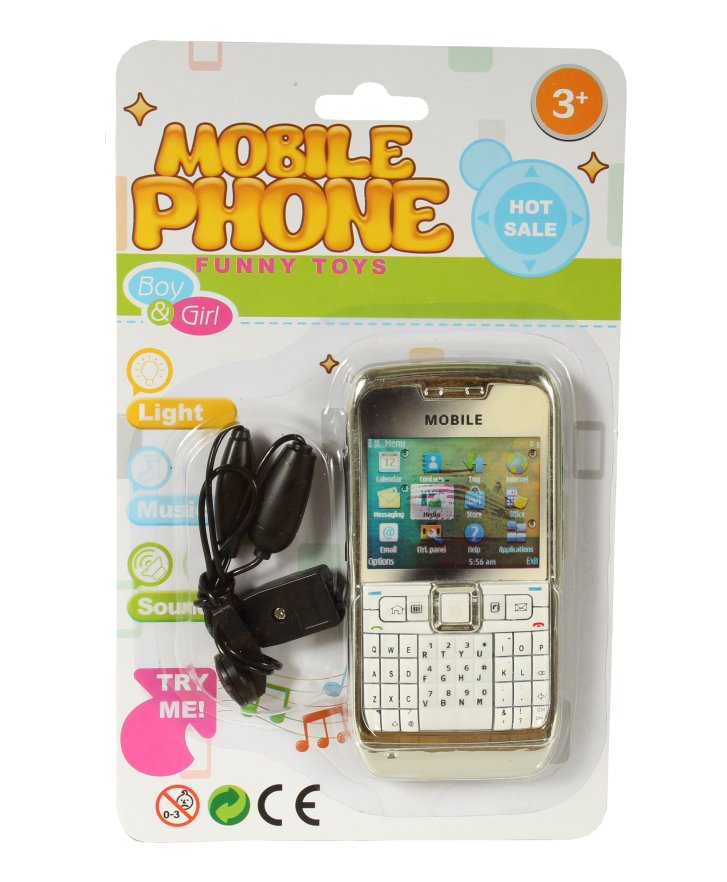 Zábavný mobilní telefon se sluchátky