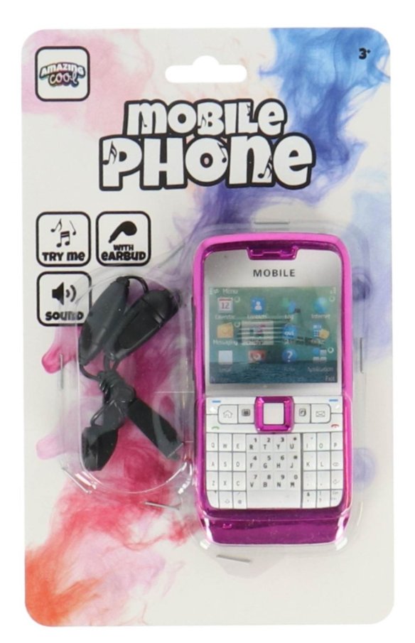 Zábavný mobilní telefon se sluchátky