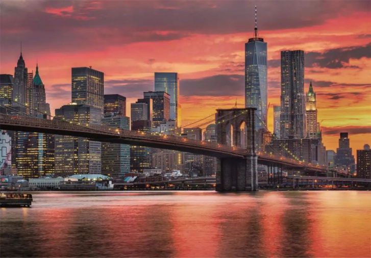 Puzzle 1500 – East River za soumraku