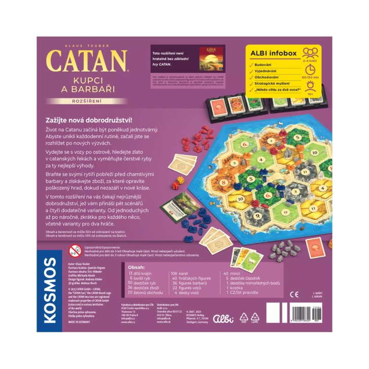 Hra Catan – Kupci a barbaři rozšíření