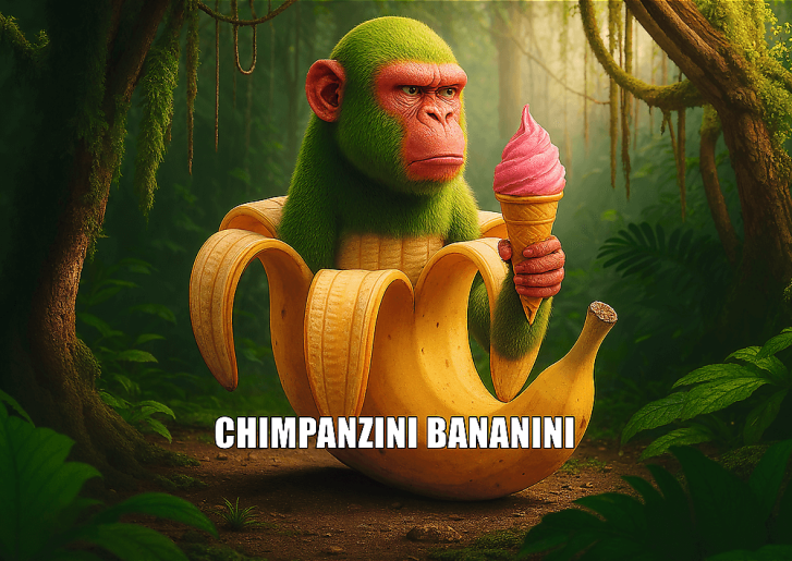 Puzzle 200 - Brainrot: Chimpanzini Bananini