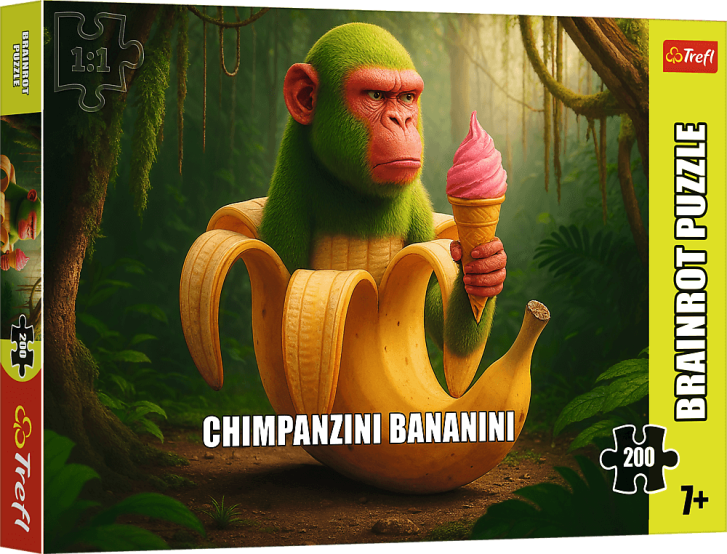 Puzzle 200 - Brainrot: Chimpanzini Bananini