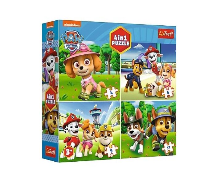 Puzzle 4v1 - Paw Patrol