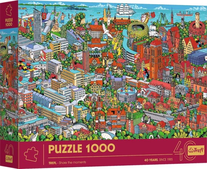 Puzzle 1000 – Trojměstí