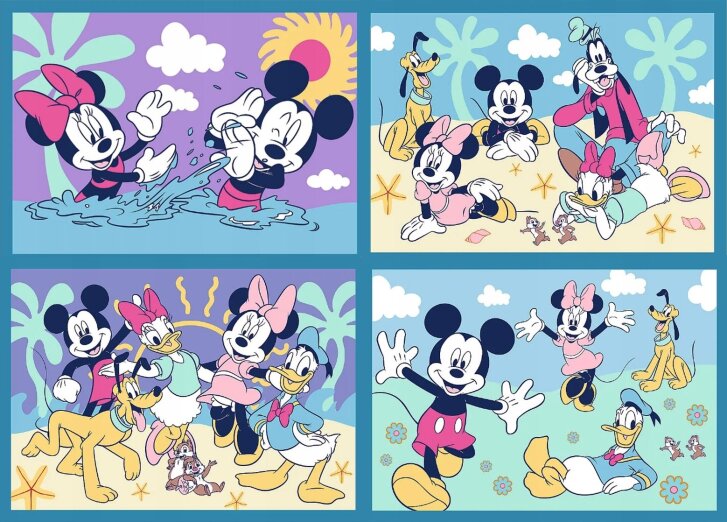Puzzle 4v1 – Mickey Mouse