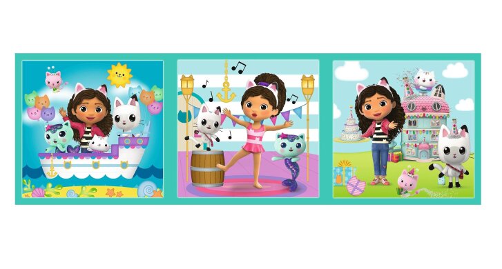 Puzzle 3v1 – Gabby's Dollhouse