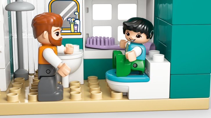 10470 Lego Duplo – Moderní rodinný dům 3 v 1 s figurkami
