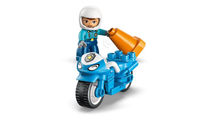 10471 Lego Duplo – Modrá policejní motorka