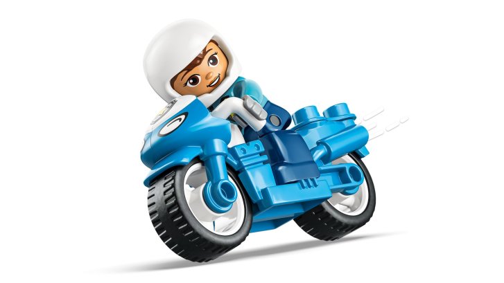 10471 Lego Duplo – Modrá policejní motorka
