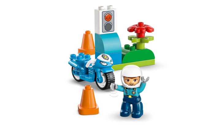 10471 Lego Duplo – Modrá policejní motorka