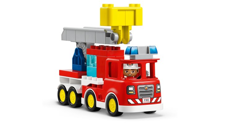 10473 Lego Duplo – Hasičské auto s hadicí a hasičem