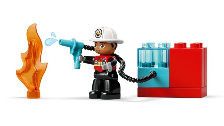 10473 Lego Duplo – Hasičské auto s hadicí a hasičem