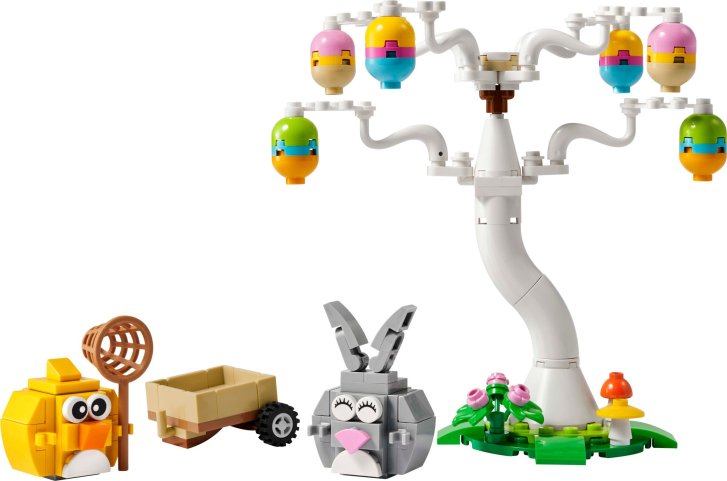 40808 Lego – Velikonoční zajíček, kuřátko a sběr vajíček