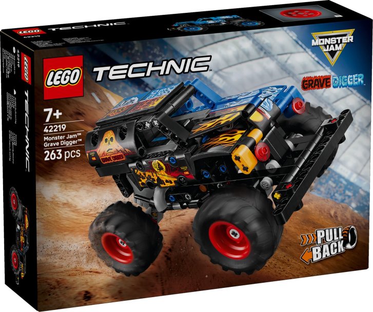 42219 Lego Technic – Monster Jam™ Grave Digger™ Oheň a led