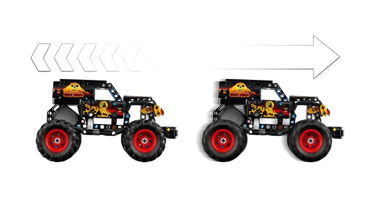 42219 Lego Technic – Monster Jam™ Grave Digger™ Oheň a led