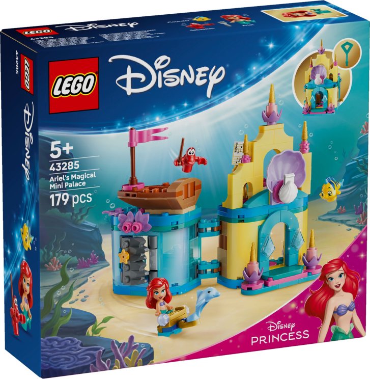 43285 Lego Disney – Ariel a její kouzelný miniaturní palác