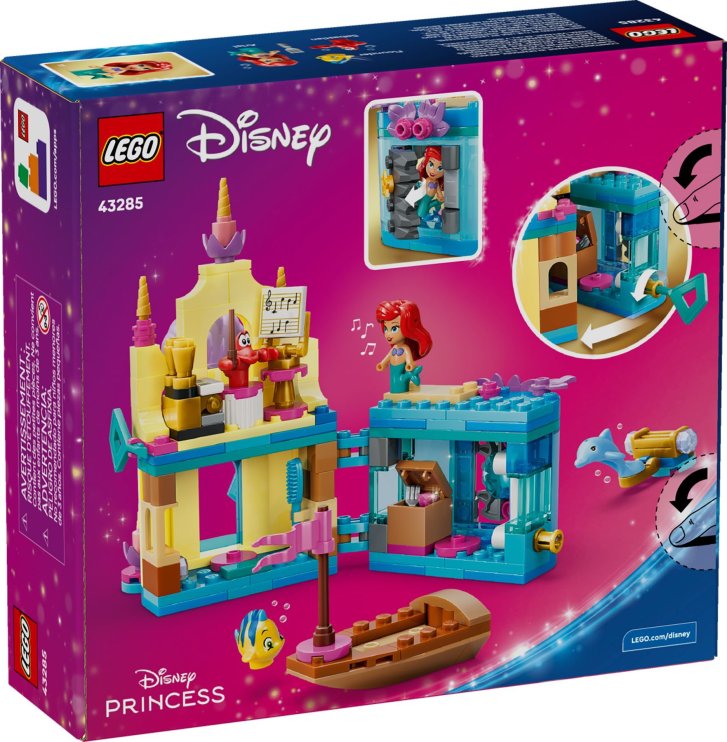 43285 Lego Disney – Ariel a její kouzelný miniaturní palác