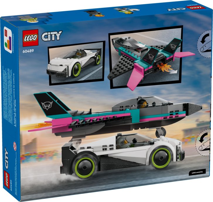 60489 Lego City – Tryskáč vs. auto