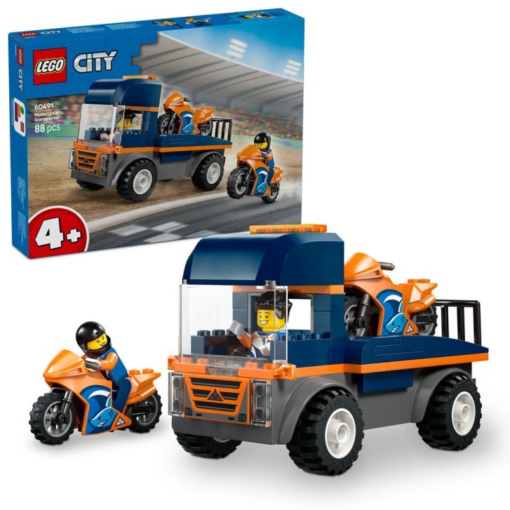 60491 Lego City - Kamion na přepravu motorek