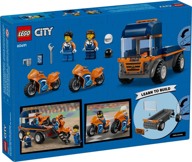60491 Lego City - Kamion na přepravu motorek