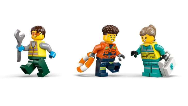60505 Lego City – Remix: Letadlo, servisní vůz a vznášedlo