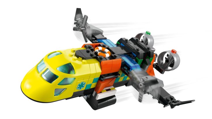 60505 Lego City – Remix: Letadlo, servisní vůz a vznášedlo