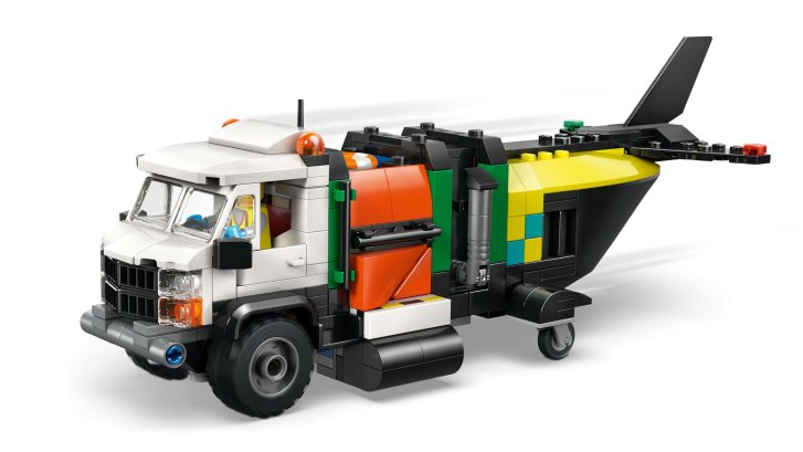 60505 Lego City – Remix: Letadlo, servisní vůz a vznášedlo