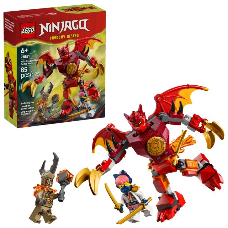 71851 Lego Ninjago - Kaiův bojový balíček s dračím oblekem