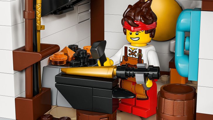71858 Lego Ninjago – Kovárna Čtyři zbraně: 15 let NINJAGO